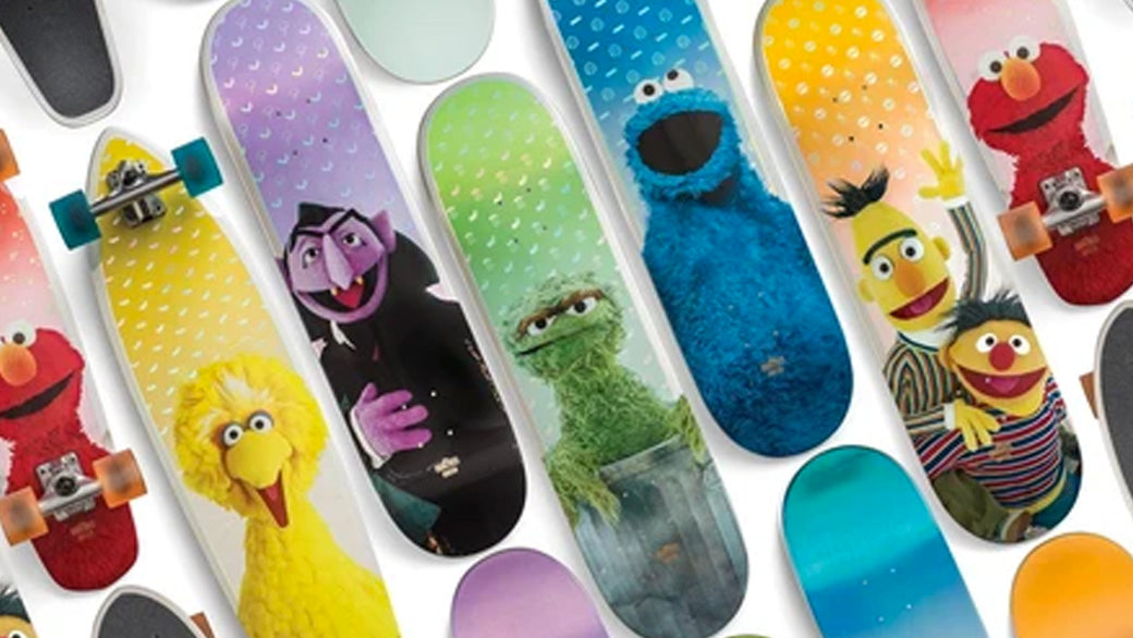 GLOBE deck - Count von Count Sesame Street edition - 7.75