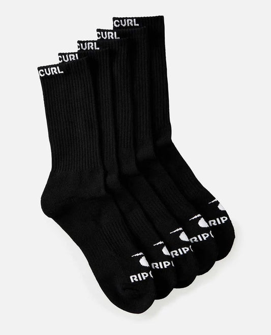 Rip Curl Brand Crew Socks-5 Pack - Socks