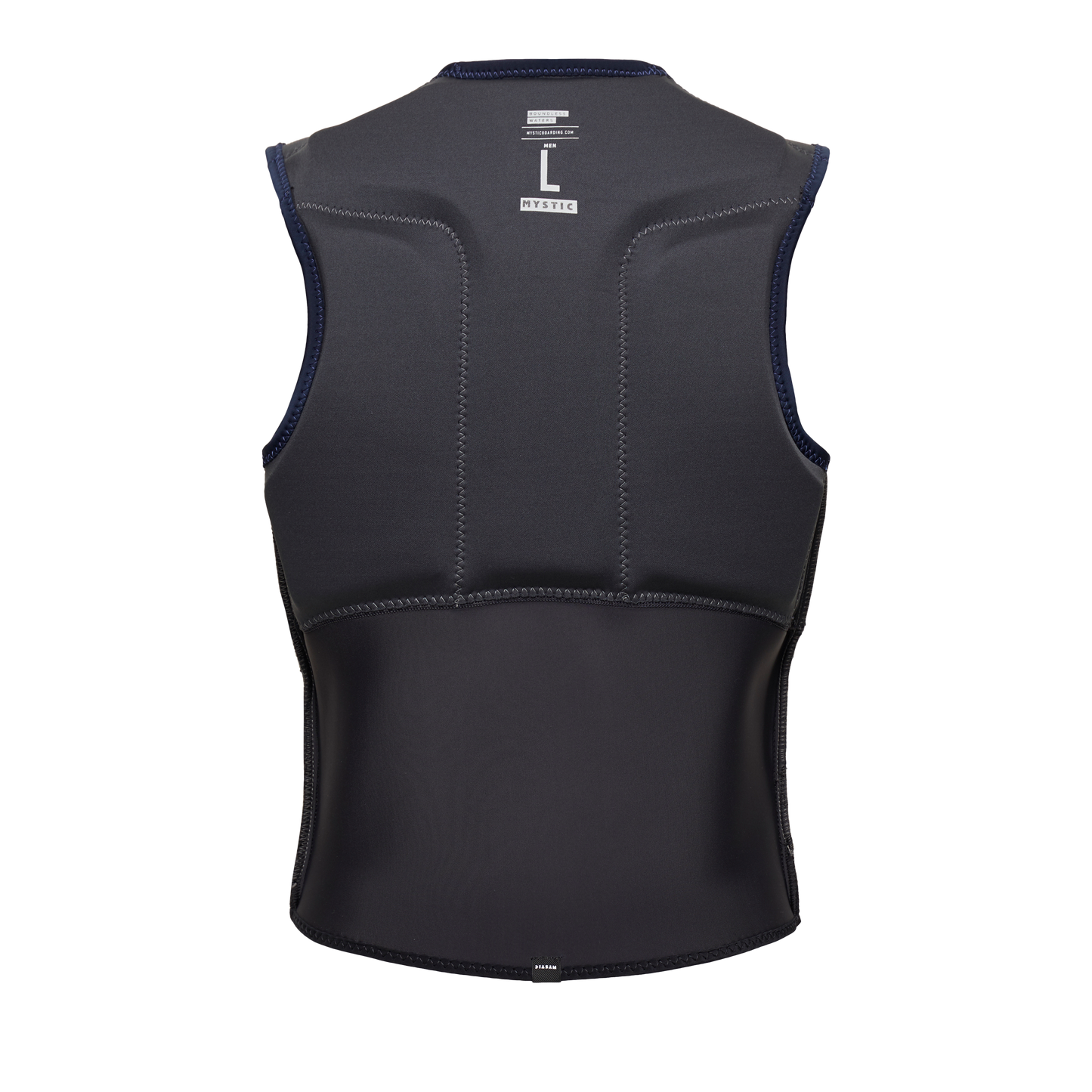 Mystic Block Impact Vest Fzip Navy - Impact Kite Vests