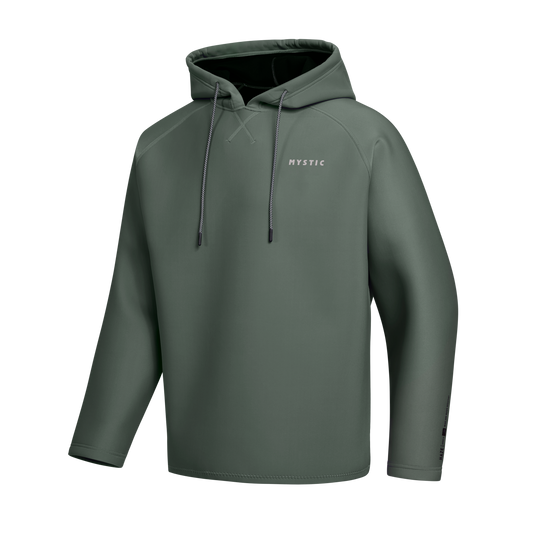 Mystic Haze Neoprene Hoodie 2mm Dark Olive - Hoodies