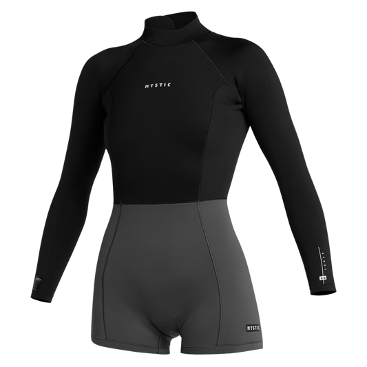 Mystic Lunar Longarm Shorty 2/2mm Bzip Women | 24 - Long Arm / Back-zip