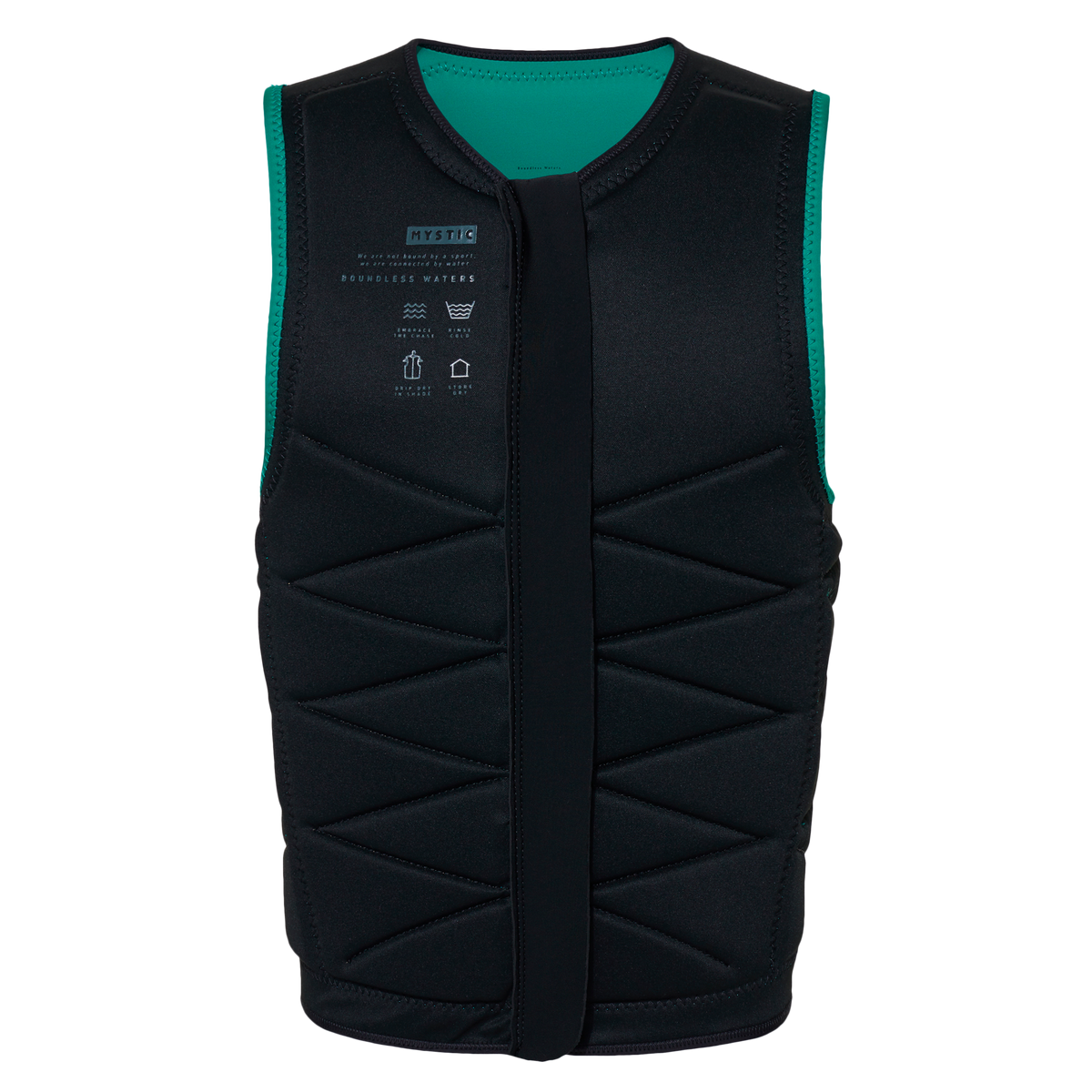 Mystic Outlaw Impact Vest Fzip Wake | 24 - Impact Wake Vests