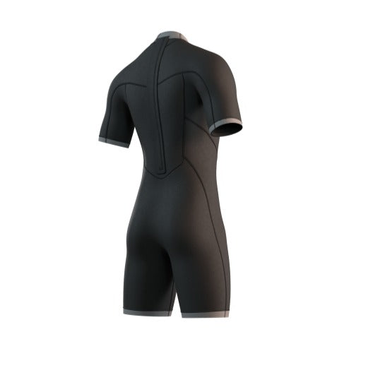 Mystic 25 Brand Shorty 3/2mm Bzip Flatlock | 24 - Short Arm / Back-zip