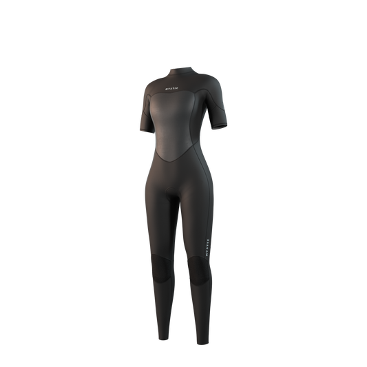 Mystic 25 Brand Shortarm 3/2mm Bzip Flatlock Women | 24 - Short Arm / Back-zip