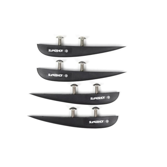 Slingshot 6" Wake Fin- pack of 4, Black V2 - Fins