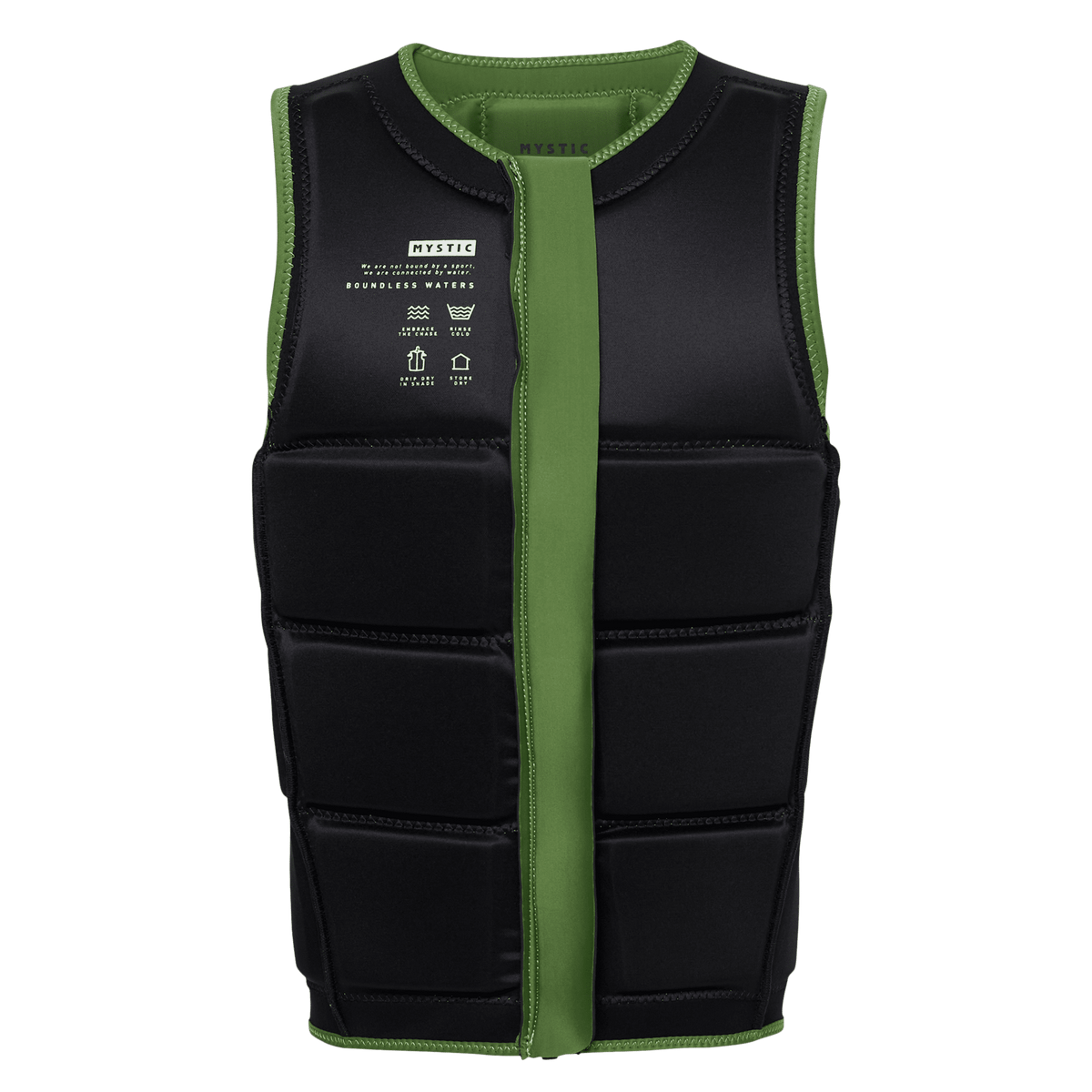 Mystic Star Impact Vest Fzip Wake | 24 - Impact Wake Vests