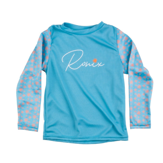 Ronix Kids UV Shade Wick Dry Long Sleeve - Blue/Coral - L/S Vests