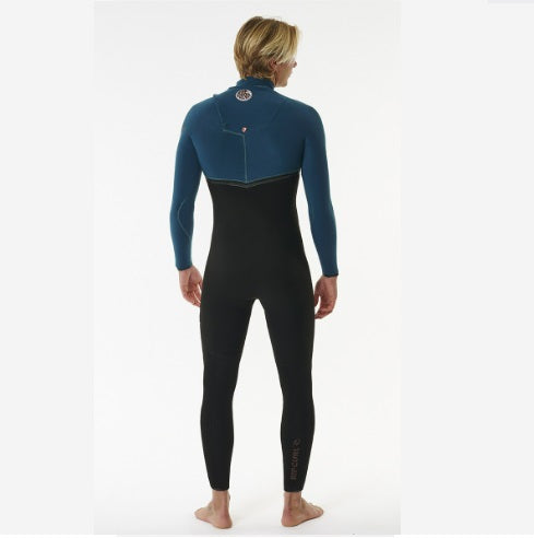 Rip Curl Ebomb 4/3 Z/Free Wetsuit 14Tmfs - Blue Green (E7) - Fullsuit / Zip-free