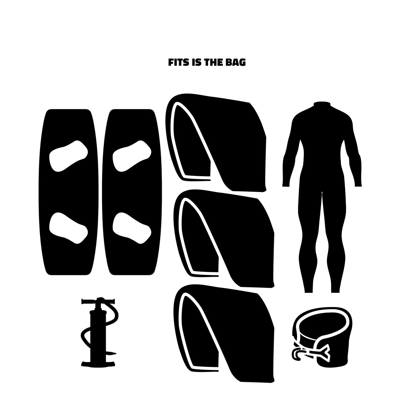 Prolimit Kitesurf Boardbag Golf Stacker Deluxe - Boardbags