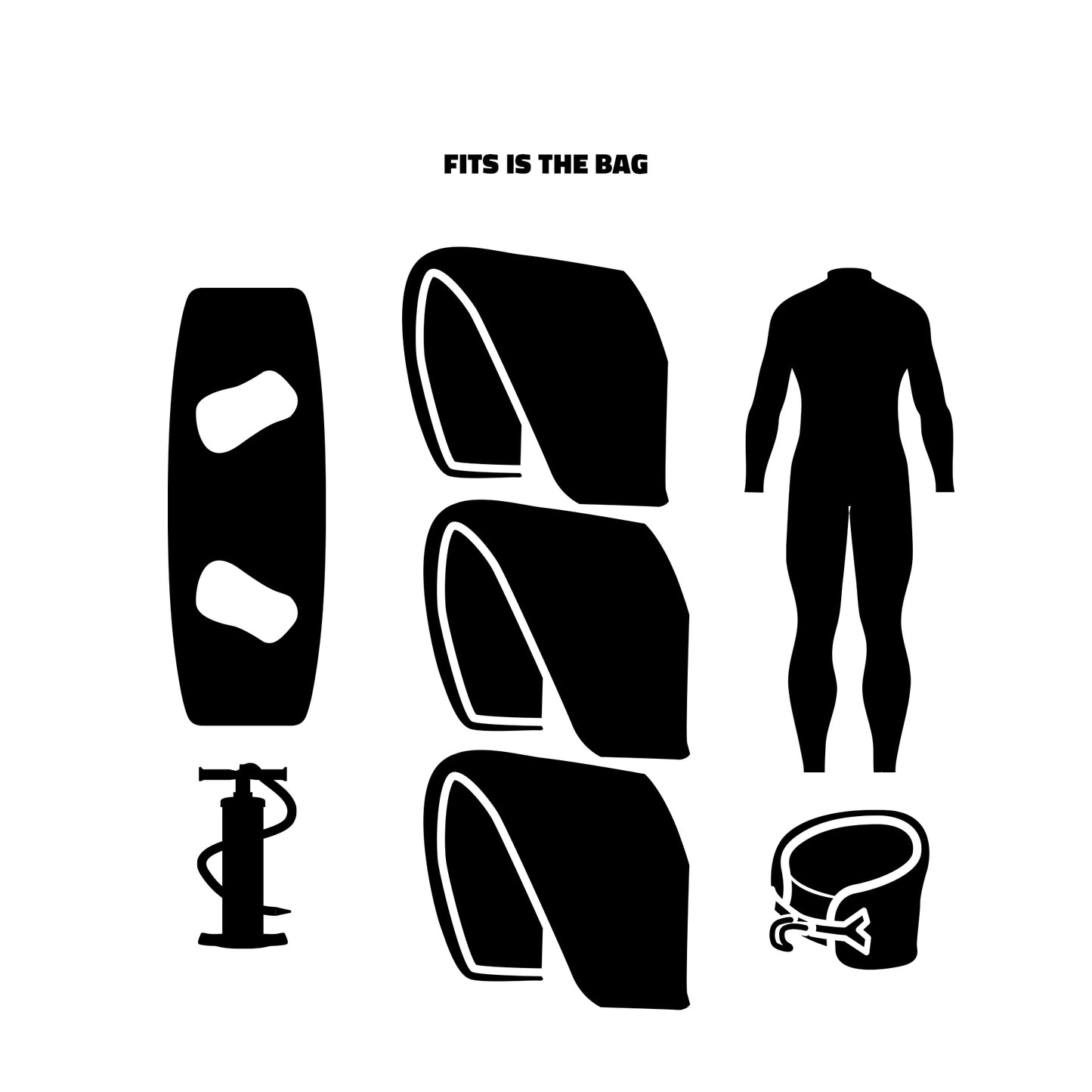 Prolimit Kitesurf Boardbag Traveller Elite With Wheels - Boardbags (Wheels)