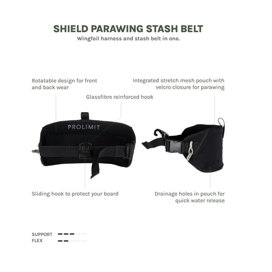Prolimit Parawing Stash belt with hook - Stash Belts