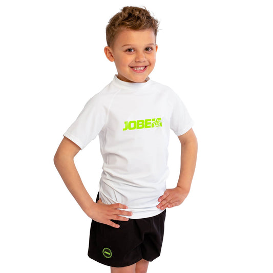 Jobe Rash Guard Shortsleeve Kids White - S/S Rash Guards