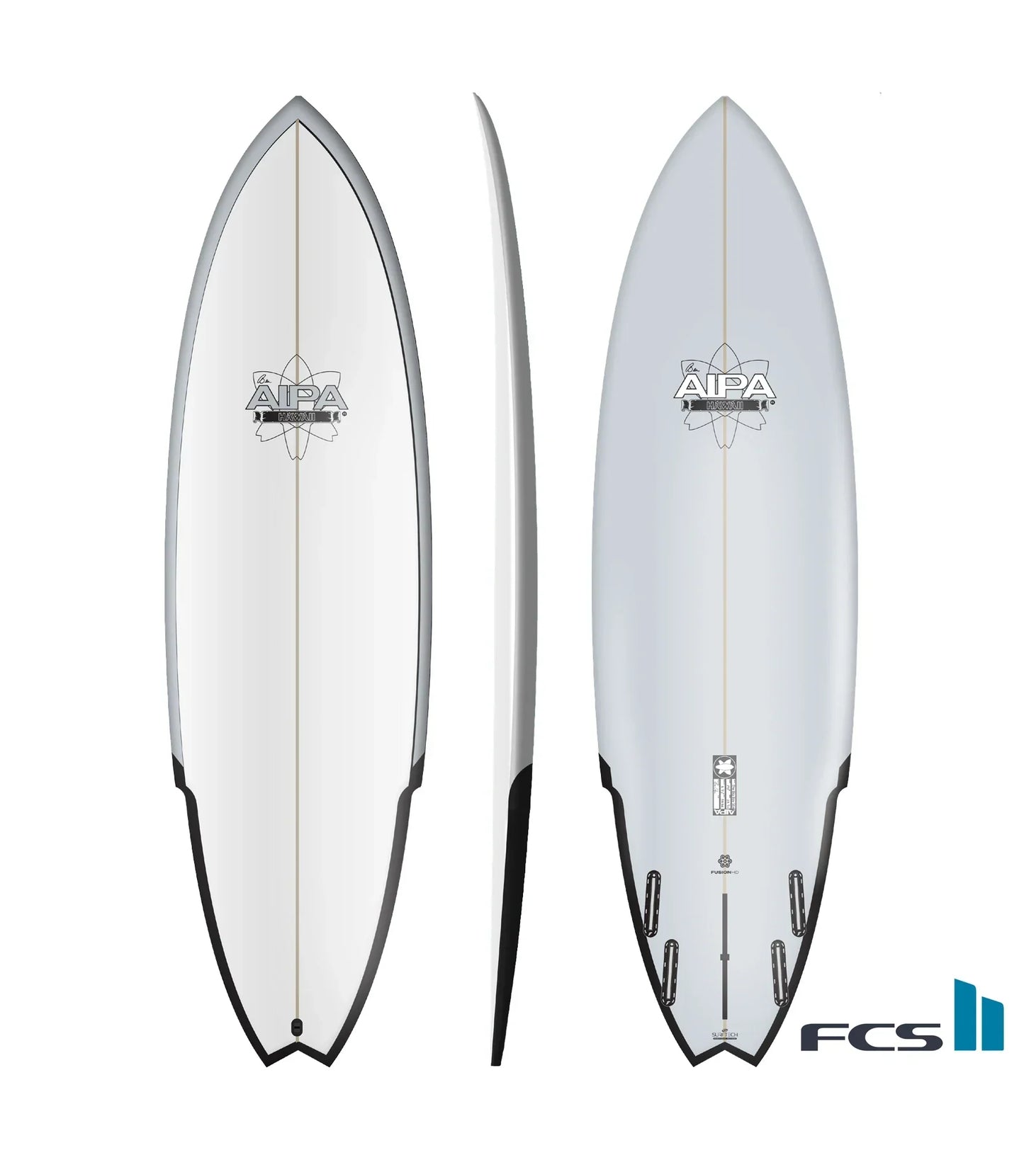Aipa Big Boy Sting - Fusion HD - FCS II - 4 + 1 Fins - Short Boards