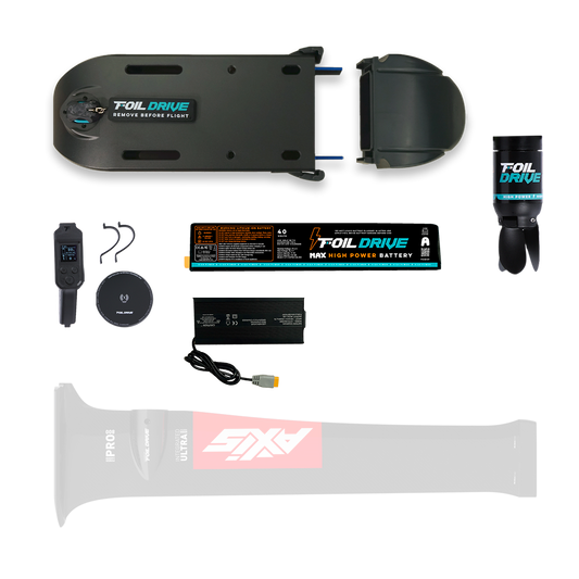 Foil Drive Assist MAX x AXIS Carbon Integrated 800 Mast Bundle