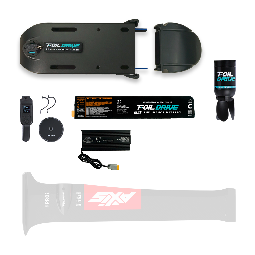 Foil Drive Assist Slim x AXIS Carbon Integrated 800 Mast Bundle