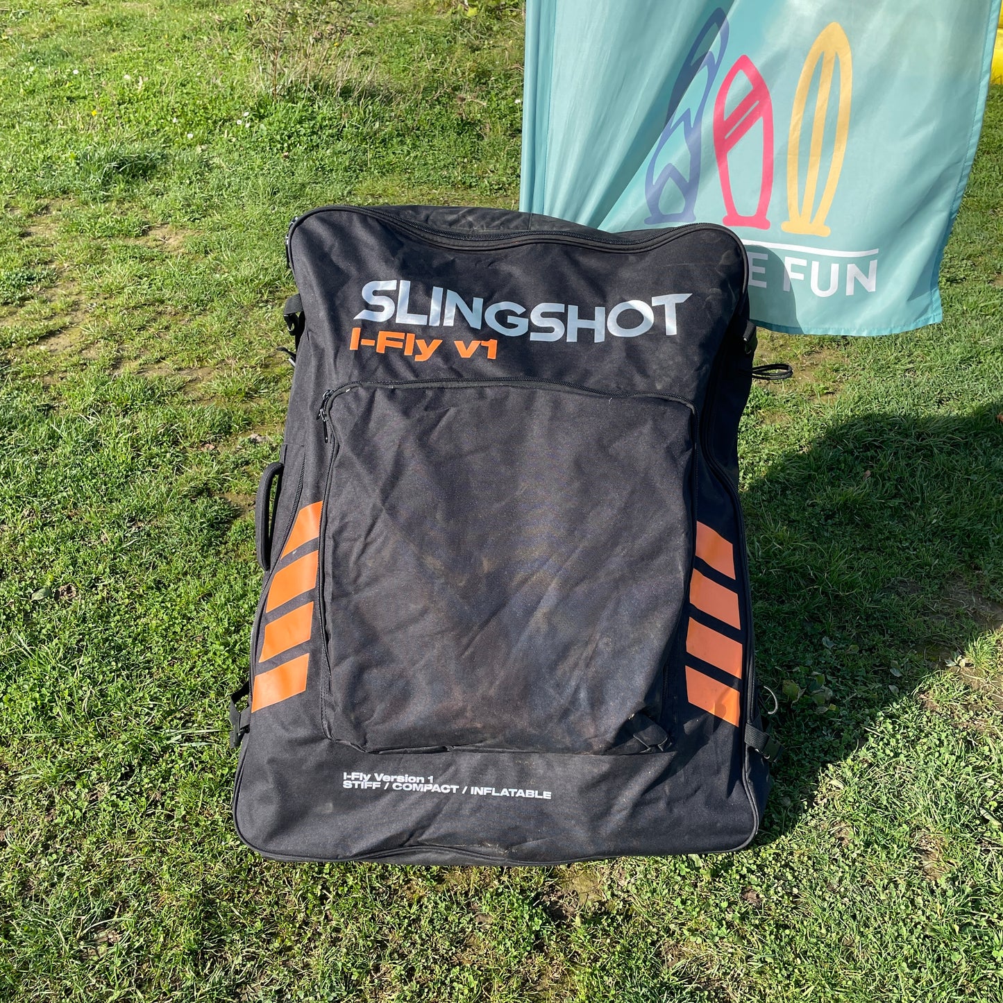 Slingshot I-FLY Inflatable wingboard 5'3 105L Complete with bag & Pump USED - Inflatable Wing Foilboards (GRADE A)