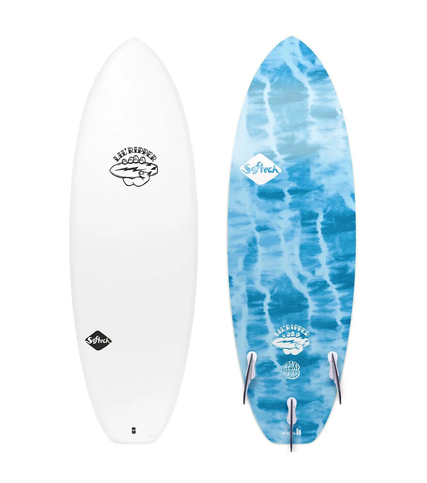 Softech Lil' Ripper Epoxy Series - FCS II - 3 Fin - Short Boards