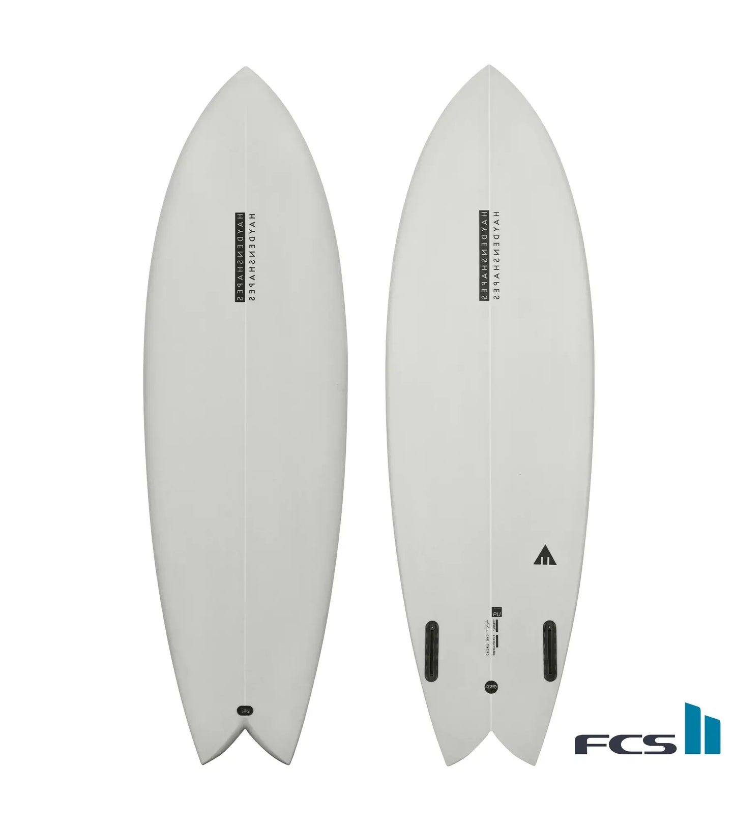 Haydenshapes Hypto Krypto TWIN PU - FCS II - 2 Fin - Short Boards