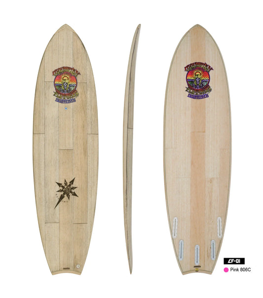 Sunova Moon Tail CF Morphlex Team - Futures - 5 Fin - Short Boards