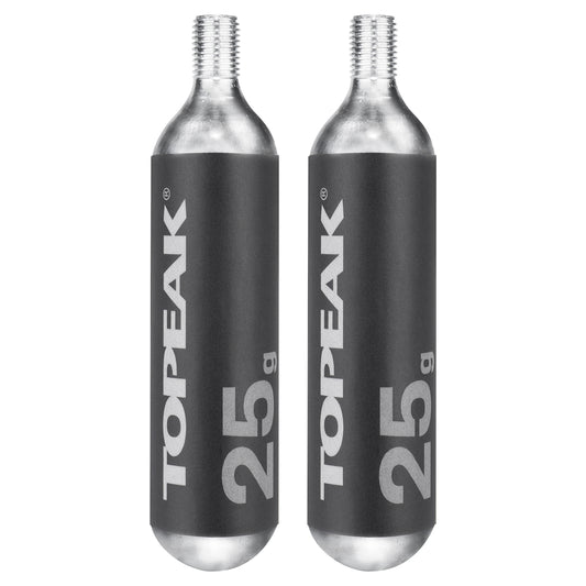 Topeak CO2 Cartridge 25g Threated (2 pieces) - CO2 pumps