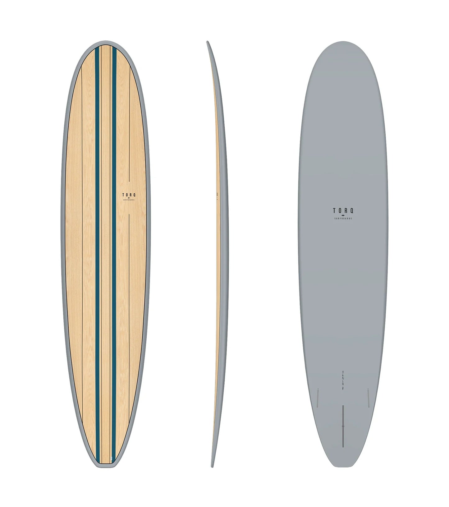 Torq Longboard TET - Futures - 2 + 1 Fin - Wood Deck - Long Boards
