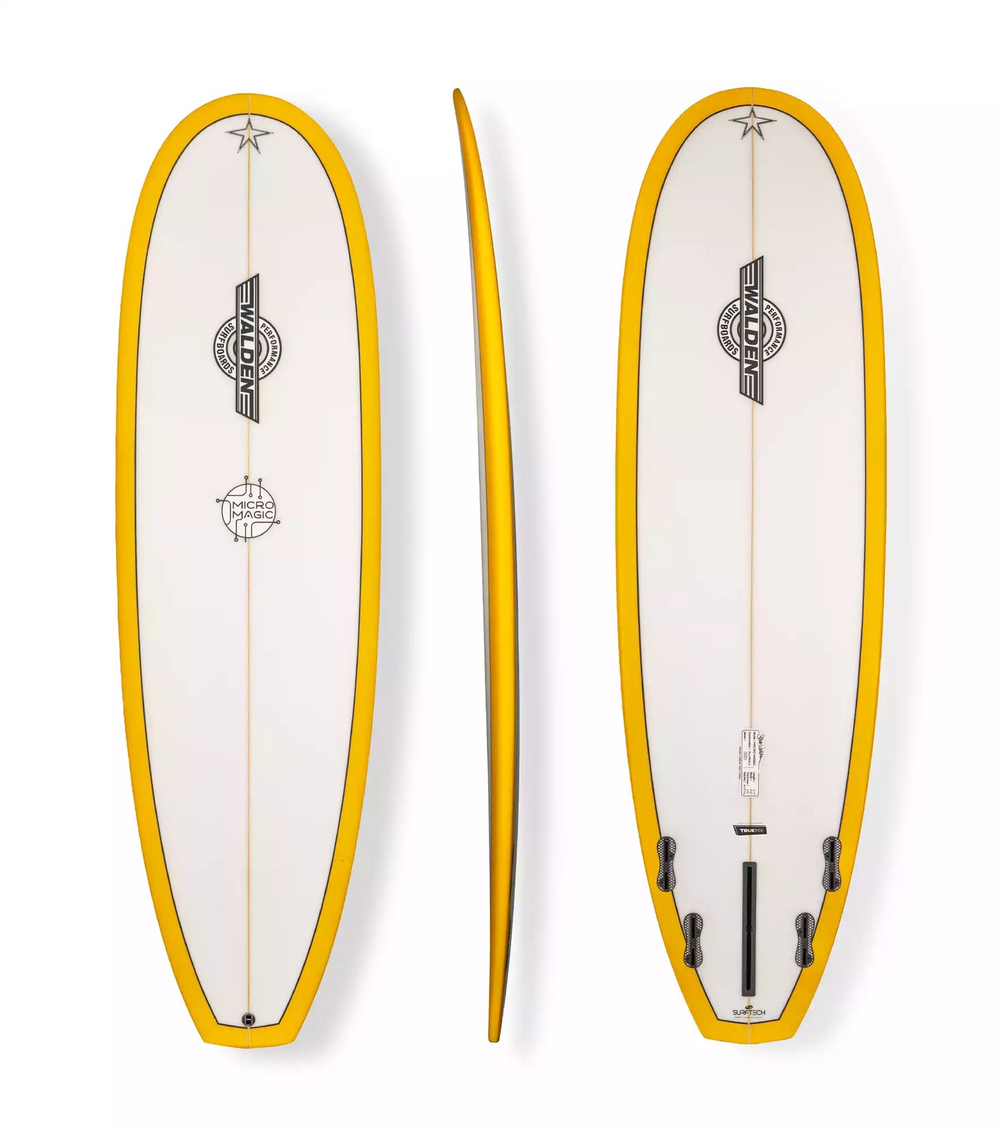 Walden Micro Magic - Trueride PU - FCS II - 4 + 1 Fin - Fun Boards