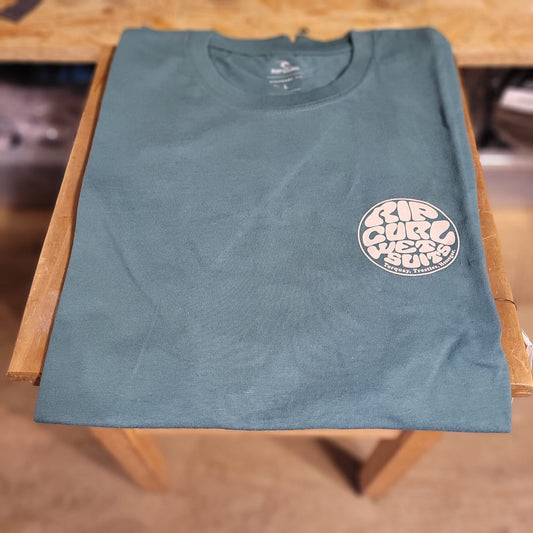 Rip Curl Wetsuit Icon Tee Washed Green 0C8Mte - Tees