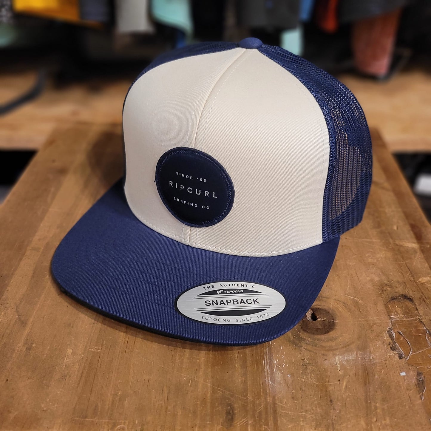 Rip Curl Routine Trucker Ccabr9 Light Blue - Caps