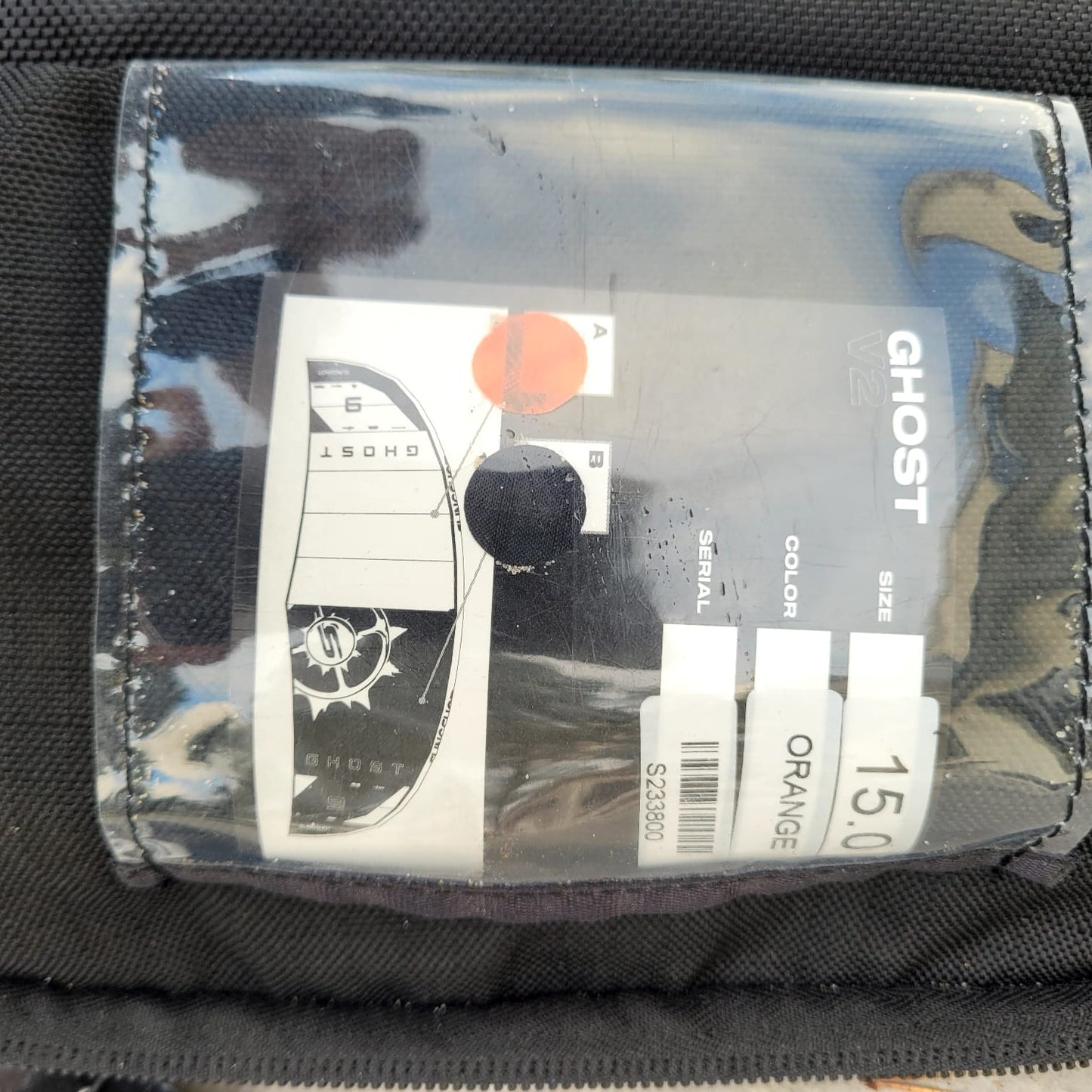 Slingshot 23 15m GHOST V2 Kite Only w/bag RZ-009 USED - Kites (GRADE A)