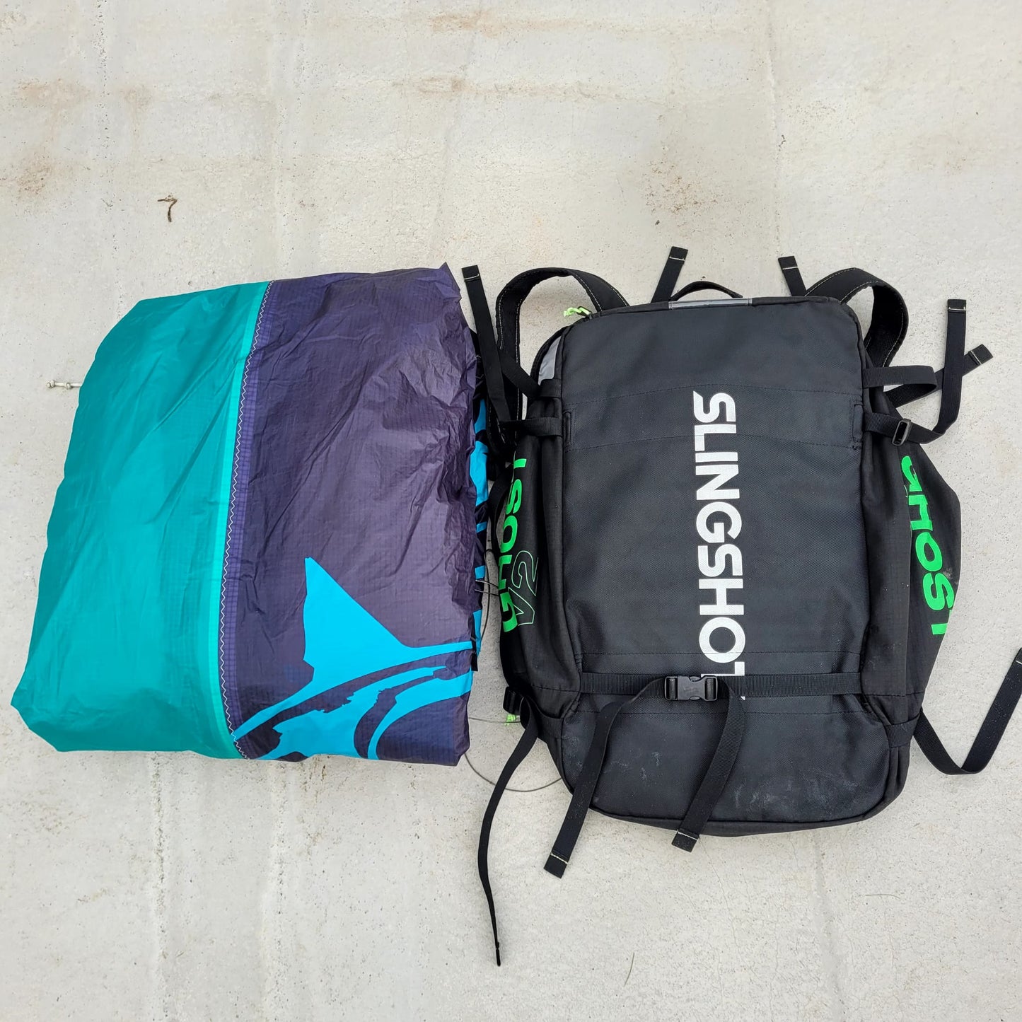 Slingshot 23 12m GHOST V2 Kite Only w/bag USED - Kites (GRADE A)