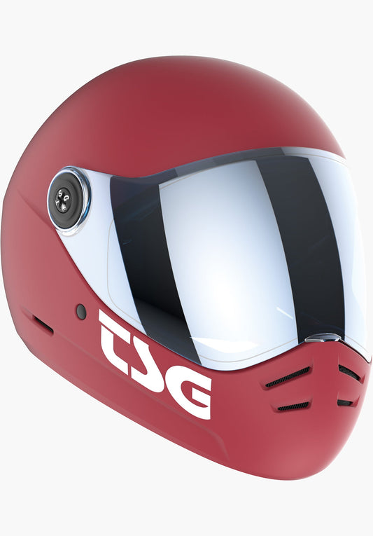 TSG Pass Pro 2.0 Solid Color - Satin Gentle Red