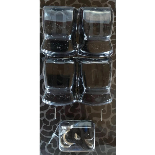 Slingshot Binding Clamp Hardware SET (4 Clamps, 4 Screws, 4 Washers, 4 Nylon Washer) - Washers