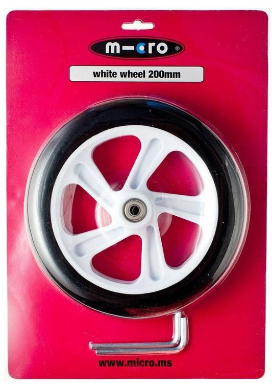 Micro wheel 200mm White (AC-5009B) - Wheels