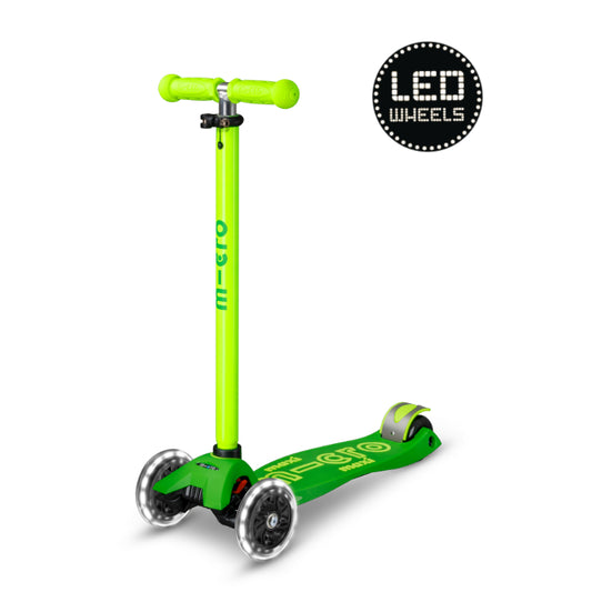 Micro MAXI Deluxe LED Neon - 3 Wheel Steps