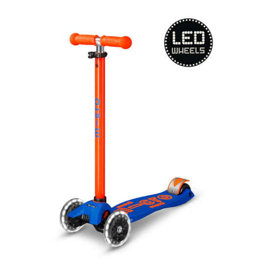 Micro MAXI Deluxe LED Neon - 3 Wheel Steps