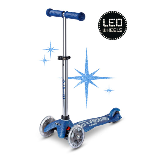 Micro MINI Deluxe Glitter LED - 3 Wheel Steps