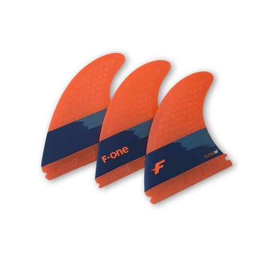 F-One Thruster fin Set Flow M Papaya - FCS II/Thruster
