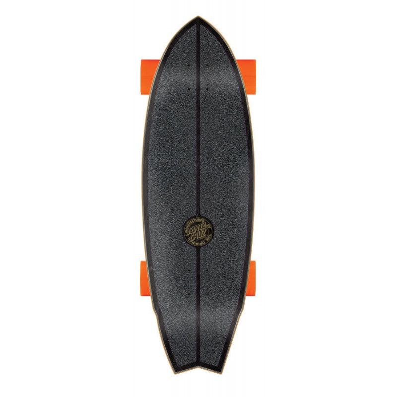 Santa Cruz X Carver Flame Dot Shark 31.5” Surfskate Complete - Surfskate Completes
