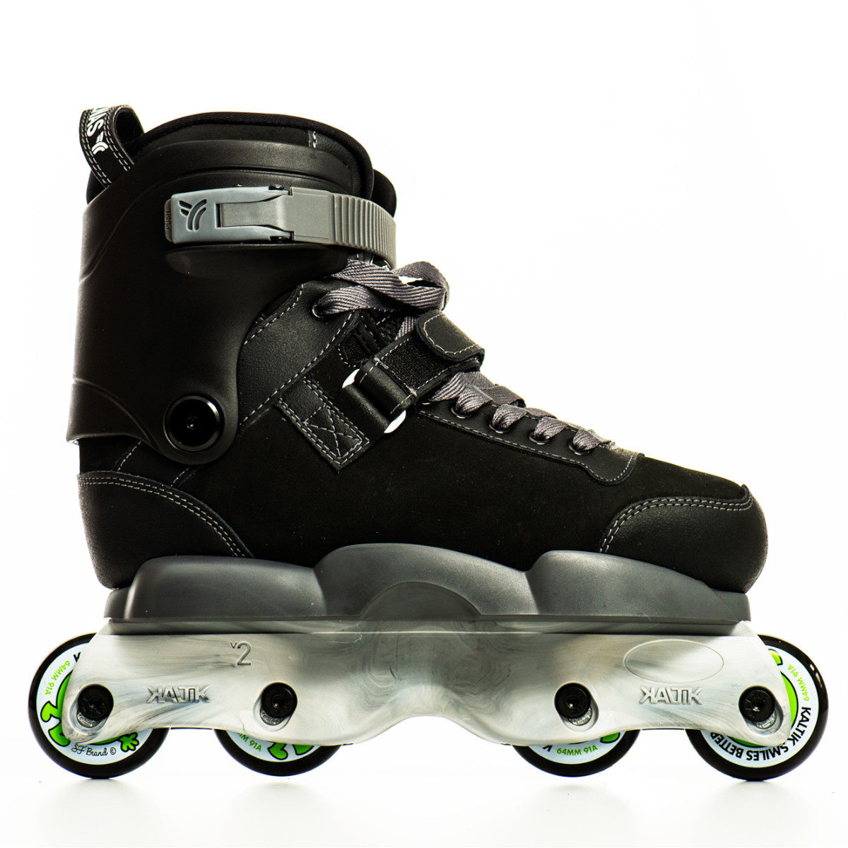 Trigger Rainbow Jeff Dalnas X Kaltik Flat V2 Aggressive Inline Pro Skates