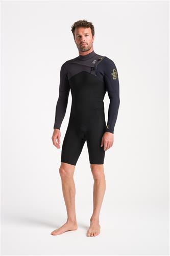C-Skins Session 3/2 Mens Gbs Chest Zip Spring - Short Arm / Front-zip