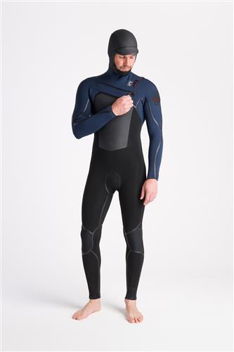 C-Skins Nuwave Wired 5/4 Mens Lqs Hooded Steamer - Hooded Fullsuits
