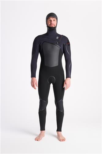 C-Skins Nuwave Wired+ 6/5 Mens Lqs Hooded Steamer - Hooded Fullsuits