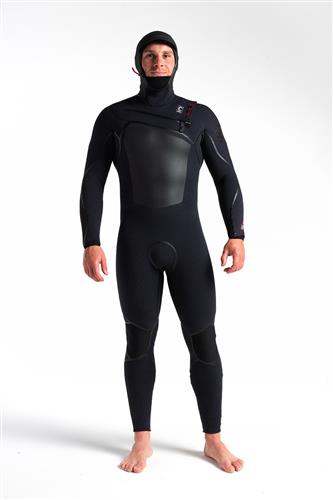C-Skins Wired+ 6/5 Mens Lqs Hooded Steamer - Hooded Fullsuits