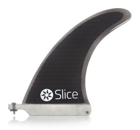 Slice Fins Rtm Hexcore Us-Box Centre Fin Smoke - Longboard Single
