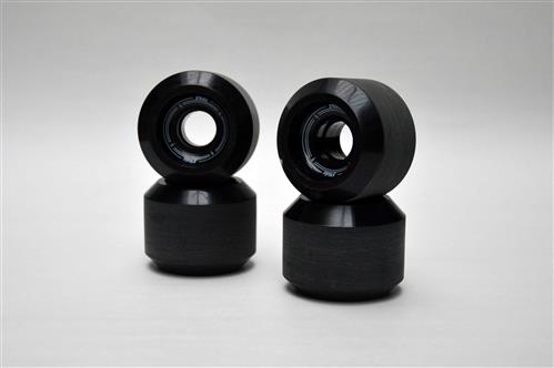 Slide Surf Skateboards 65mm Wheel Set 78A Black (Pack Of 4 Wheels) - Wheels