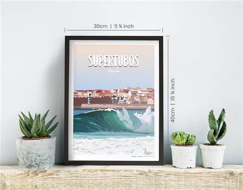 Awesome Maps Dream Spot Supertubos - Maps & posters