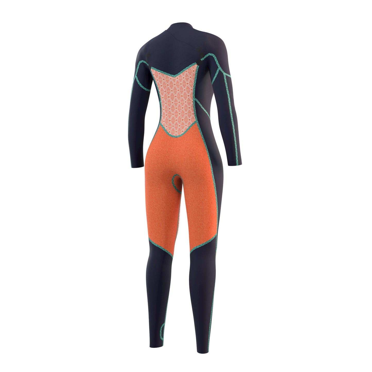 Mystic Diva Fullsuit 3/2mm Double Fzip Women Night Blue - Fullsuit / Double Front-zip