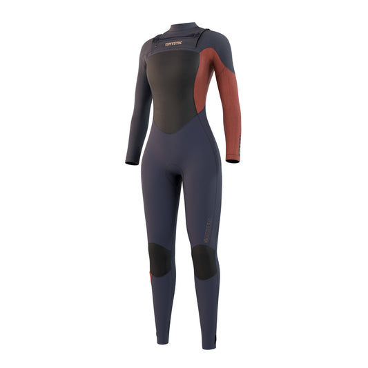Mystic Diva Fullsuit 3/2mm Double Fzip Women Night Blue - Fullsuit / Double Front-zip