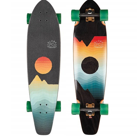 Globe Arcadia - 35.875" Black Maple/Chromeset 10525100-BLKMAPCHRM - Complete Longboard - Longboards