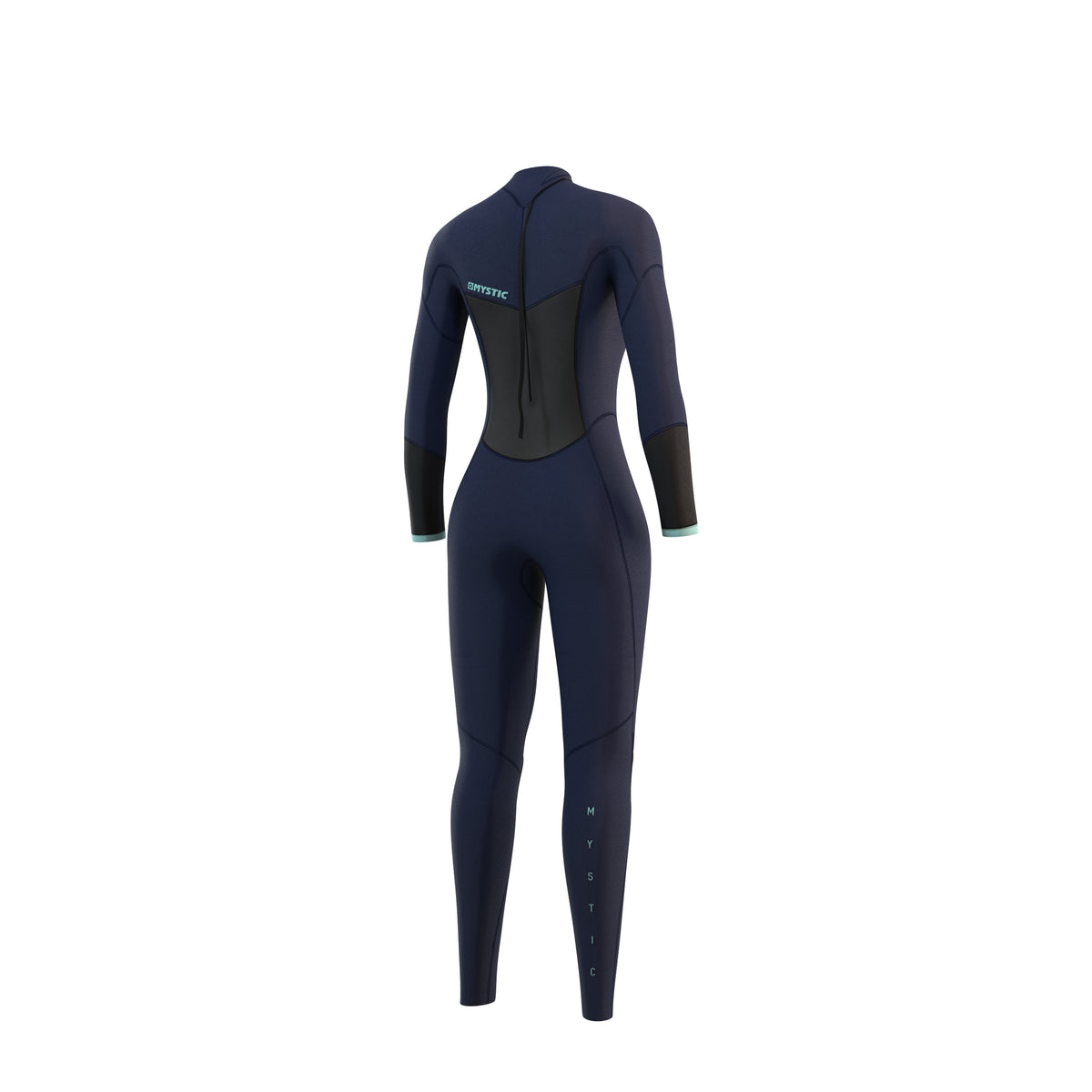 Mystic Brand Fullsuit 3/2mm Bzip Flatlock Women Night Blue - Fullsuit / Back-zip